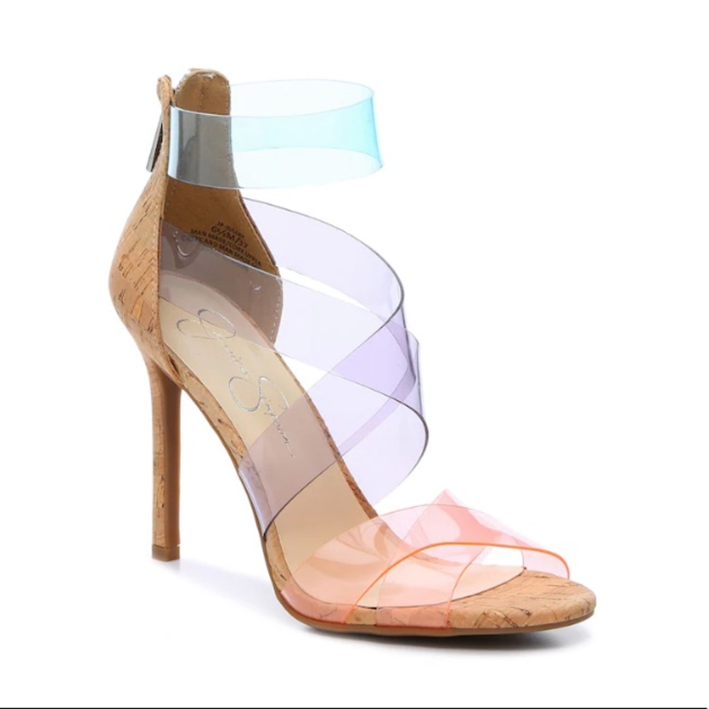 Jessica Simpson Multi-colored Cork Sandal